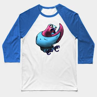 Colorful Cartoon Bird 1 Baseball T-Shirt